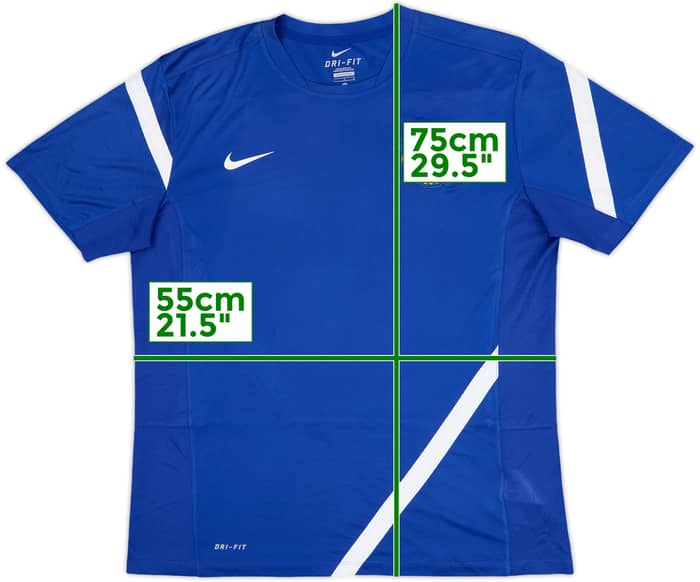 2011-12 Manchester United Nike Player Issue Training Shirt - 8/10 - (L)