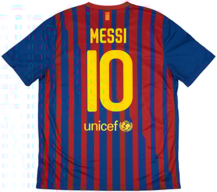 2011-12 Barcelona Home Shirt Messi #10 - 8/10 - (XL)