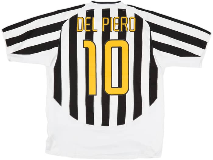 2003-04 Juventus Home Shirt Del Piero #10 - 6/10 - (XL)