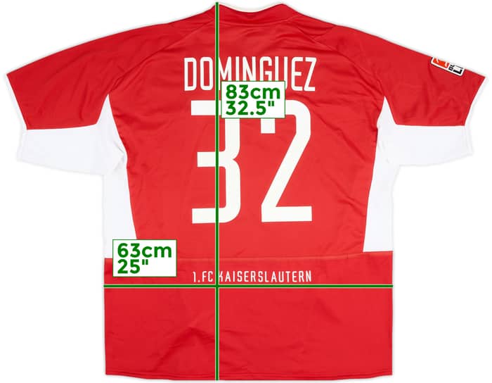 2002-03 Kaiserslautern Home Shirt Dominguez #32 - 9/10 - (XXL)
