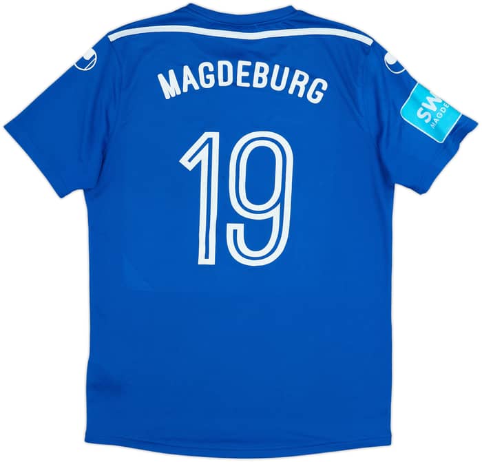 2019-20 FC Magdeburg Youth Match Issue Home Shirt #19