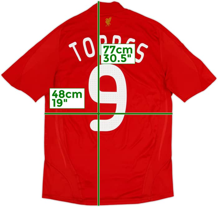 2008-10 Liverpool Home Shirt Torres #9 - 6/10 - (S)