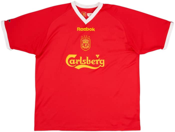 2001-03 Liverpool CL Shirt Gerrard #17 - 8/10 - (L)