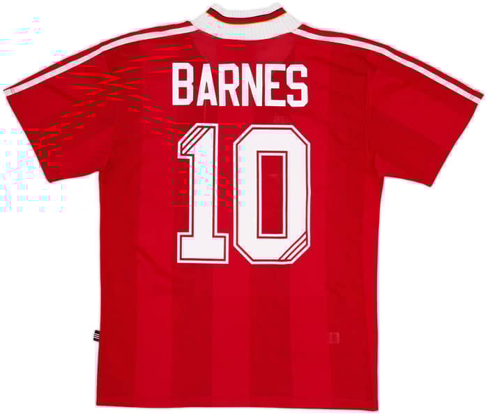 1995-96 Liverpool Home Shirt Barnes #10 - 9/10 - (M)