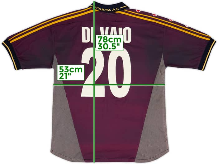 2000-01 Parma Third Shirt Di Vaio #20 - 5/10 - (M)