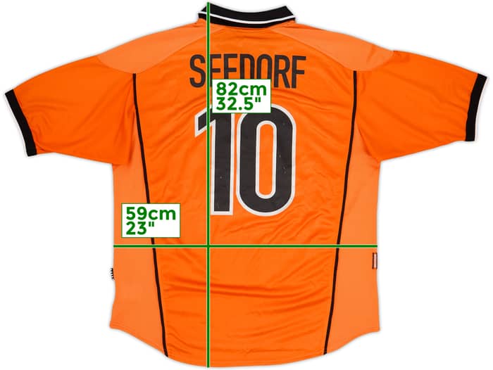 1998-00 Netherlands Home Shirt Seedorf #10 - 7/10 - (XL)