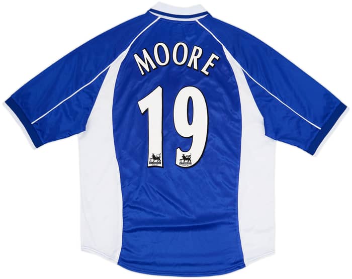 2000-02 Everton Home Shirt Moore #19 - 9/10 - (XL)