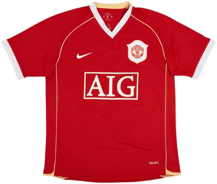 2006-07 Manchester United Home Shirt Rooney #8 - 7/10 - (M)