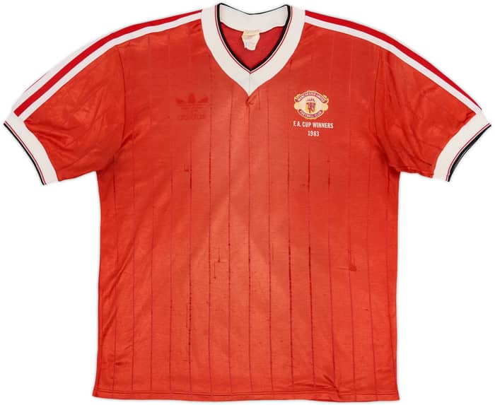 Camiseta de local 'Ganadores de la FA Cup' del Manchester United 1982-84 - 4/10 - (L)