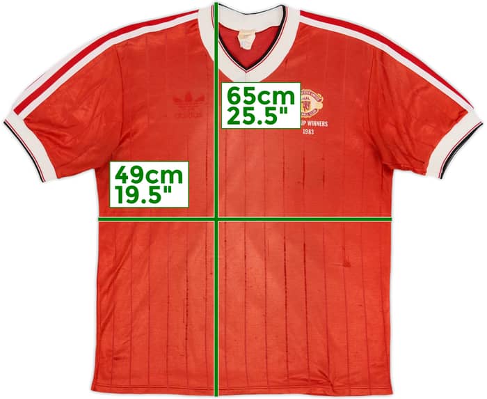 Camiseta de local 'Ganadores de la FA Cup' del Manchester United 1982-84 - 4/10 - (L)