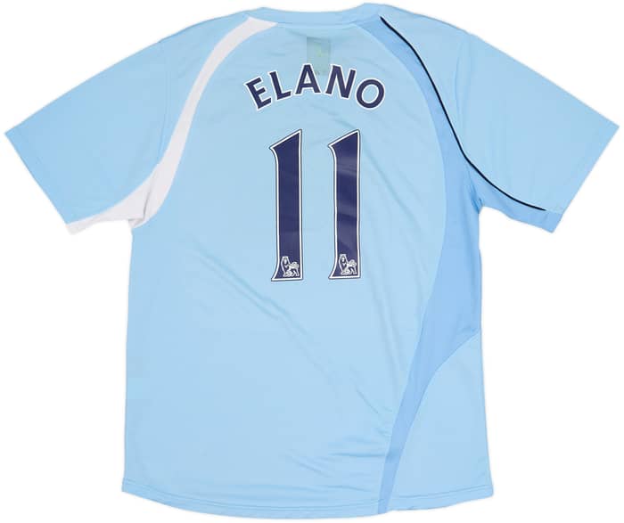2008-09 Manchester City Home Shirt Elano #11 - 7/10 - (L)