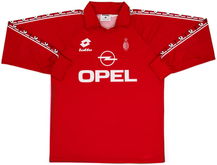 1995-96 AC Milan Lotto Training L/S Shirt - 9/10 - (L)