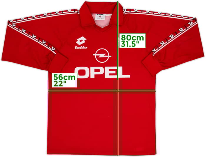 1995-96 AC Milan Lotto Training L/S Shirt - 9/10 - (L)