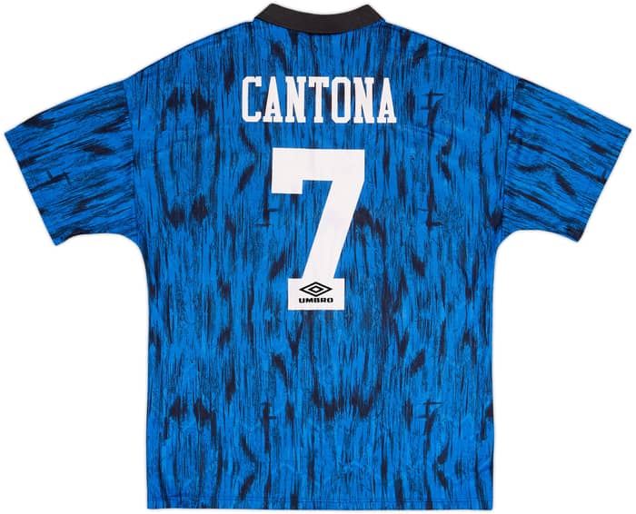 1992-93 Manchester United Away Shirt Cantona #7 - 9/10 - (L)
