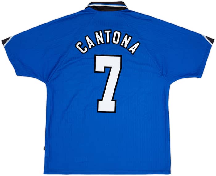 1996-98 Manchester United Third Shirt Cantona #7 - 8/10 - (XL)