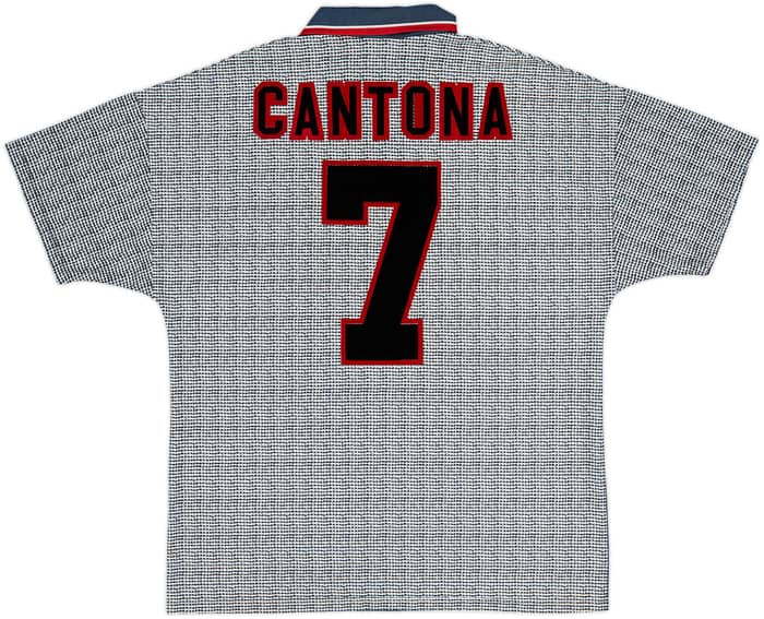 1995-96 Manchester United Away Shirt Cantona #7 - 8/10 - (L)