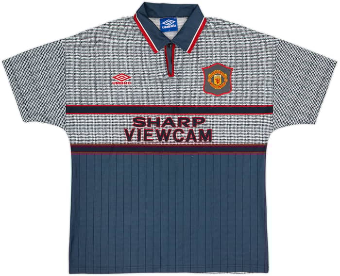 1995-96 Manchester United Away Shirt Cantona #7 - 8/10 - (L)