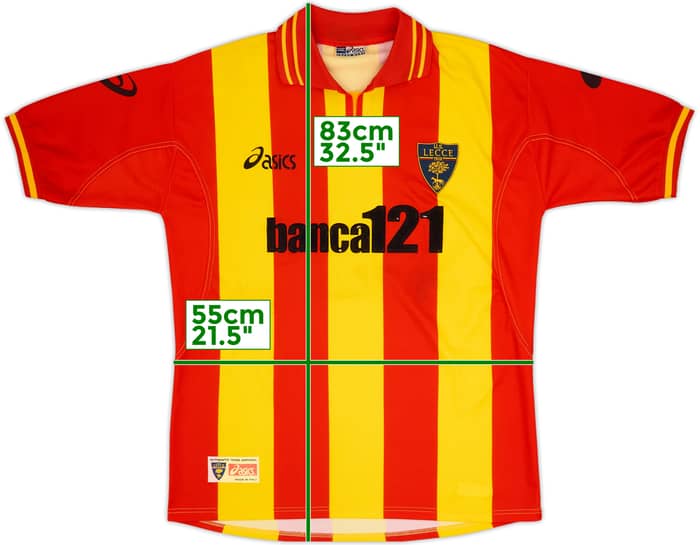 2001-02 Lecce Home Shirt - 7/10 - (L)