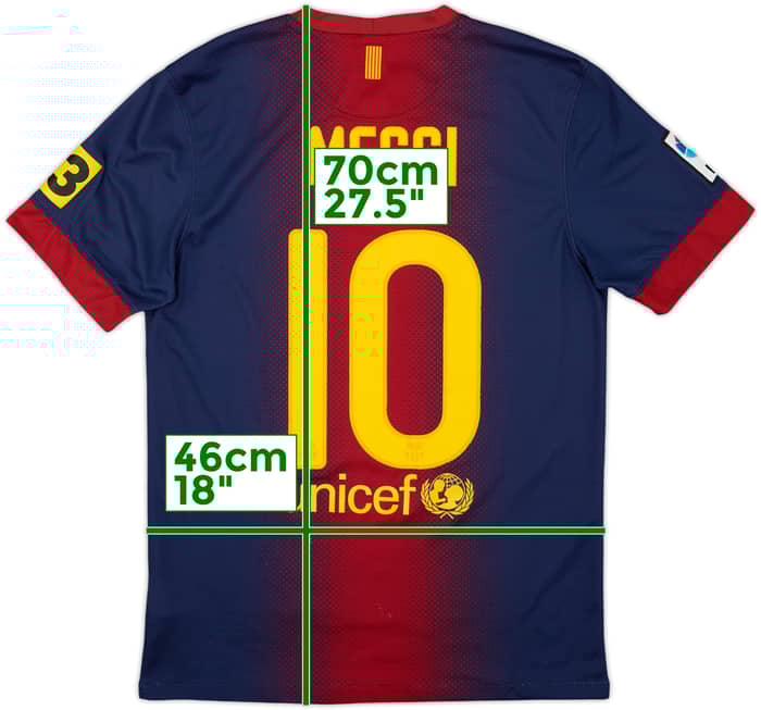 2012-13 Barcelona Home Shirt Messi #10 - 6/10 - (S)