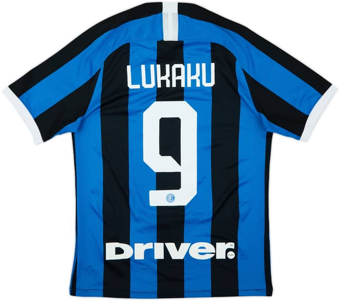 2019-20 Inter Milan Home Shirt Lukaku #9 - 8/10 - (S)