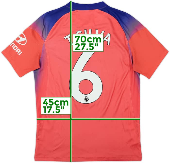 2020-21 Chelsea Third Shirt T.Silva #6 - 6/10 - (S)