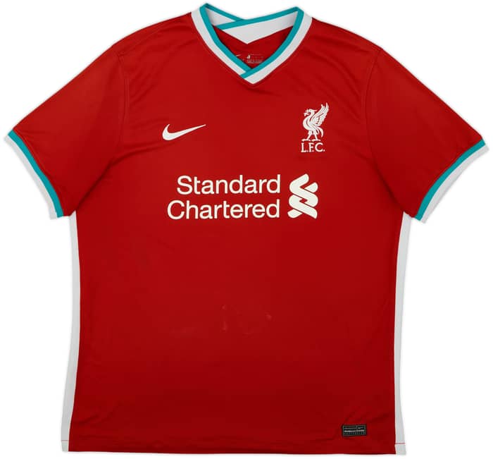 2020-21 Liverpool Home Shirt M.Salah #11 - 6/10 - (XL)