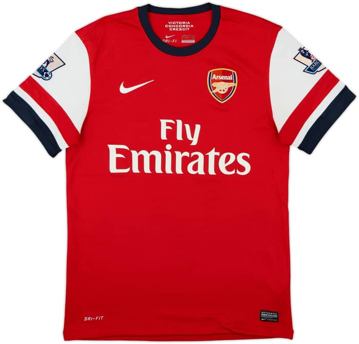2012-14 Arsenal Home Shirt S. Cazorla #19 - 6/10 - (S)