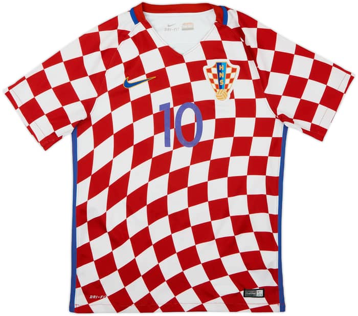 2016-18 Croatia Home Shirt Modric #10 - 6/10 - (S)