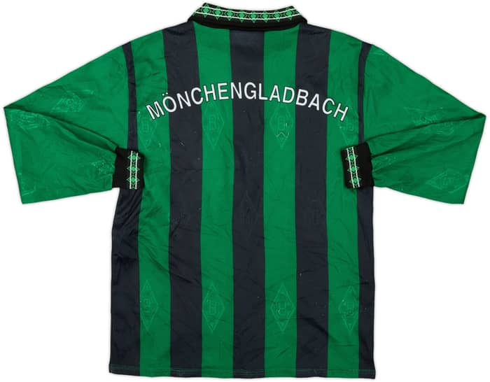 1995-96 Borussia Monchengladbach Away L/S Shirt - 6/10 - (S)