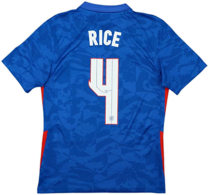 2020-21 England Away Shirt Rice #4 - 8/10 - (S)