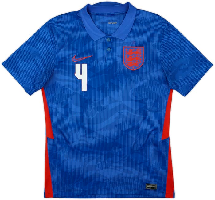 2020-21 England Away Shirt Rice #4 - 8/10 - (S)