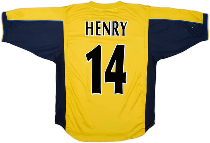 1999-01 Arsenal Away Shirt Henry #14 - 6/10 - (M)