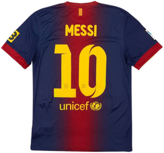 2012-13 Barcelona Home Shirt Messi #10 - 6/10 - (S)