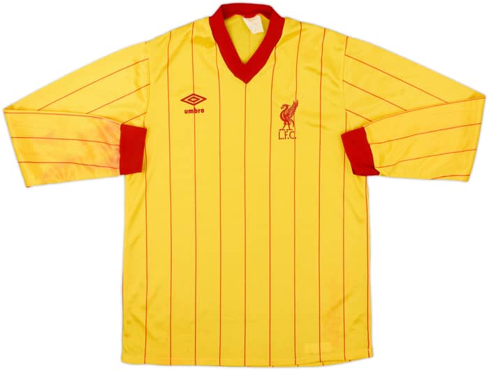 1981-84 Liverpool Away L/S Shirt - 6/10 - (M)