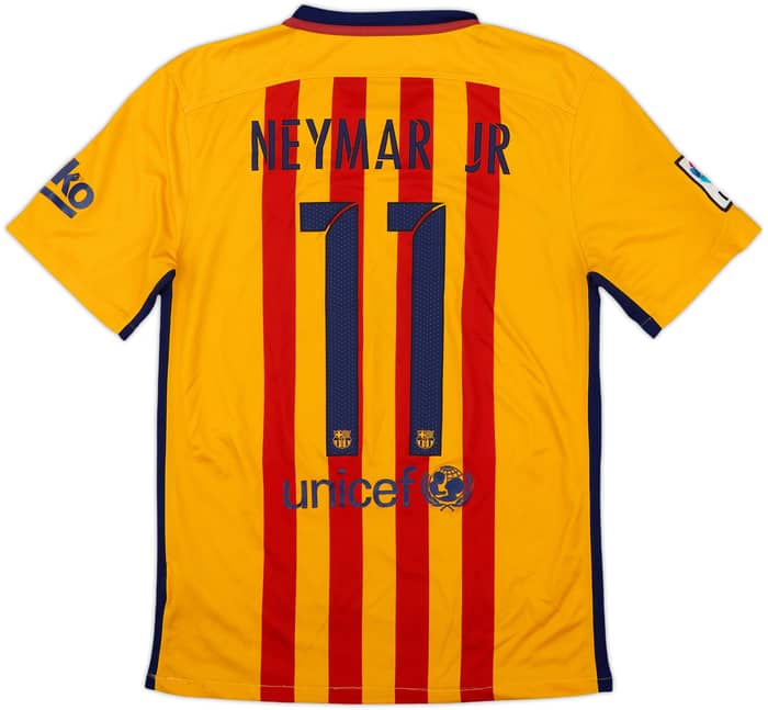 2015-16 Barcelona Away Shirt Neymar #11 - 6/10 - (S)