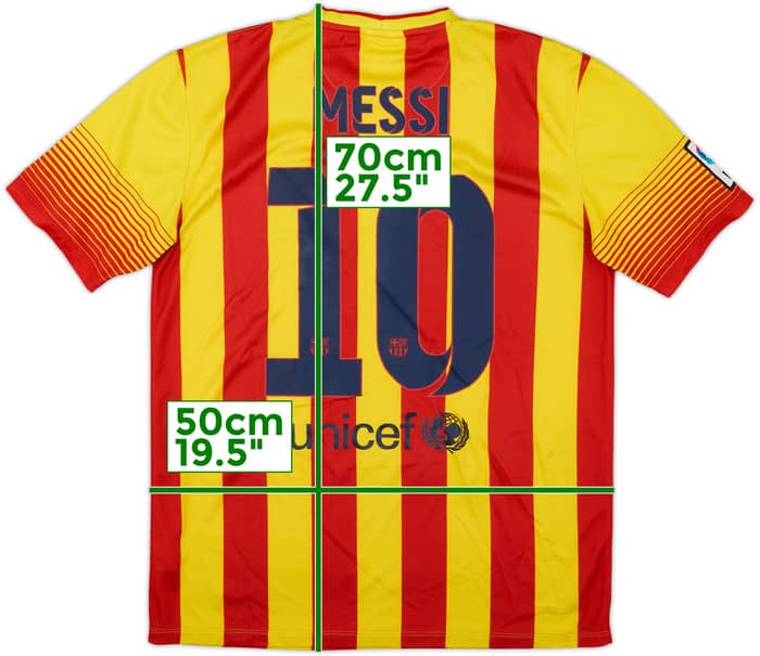 2013-15 Barcelona Away Shirt Messi #10 - 8/10 - (M)