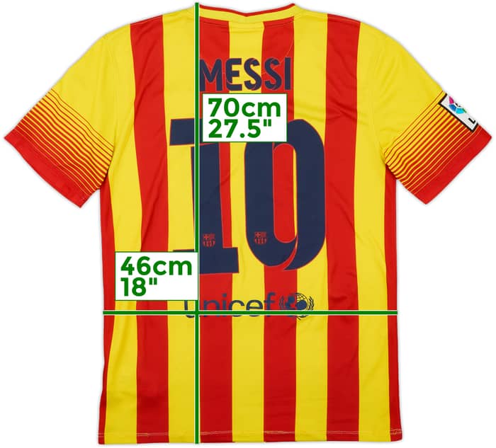 2013-15 Barcelona Away Shirt Messi #10 - 8/10 - (S)