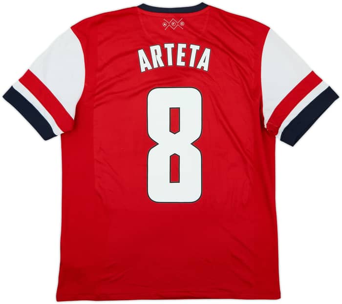 2012-14 Arsenal Local Camiseta Arteta #8 - 5/10 - (L)