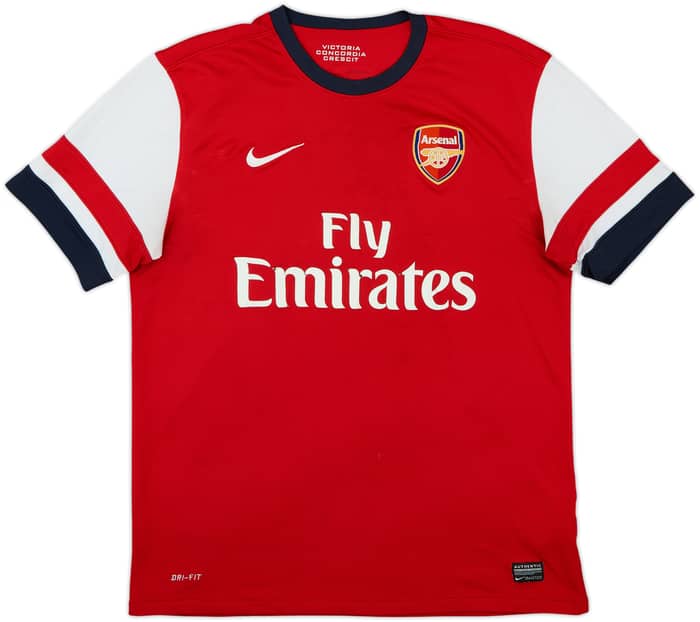 2012-14 Arsenal Local Camiseta Arteta #8 - 5/10 - (L)