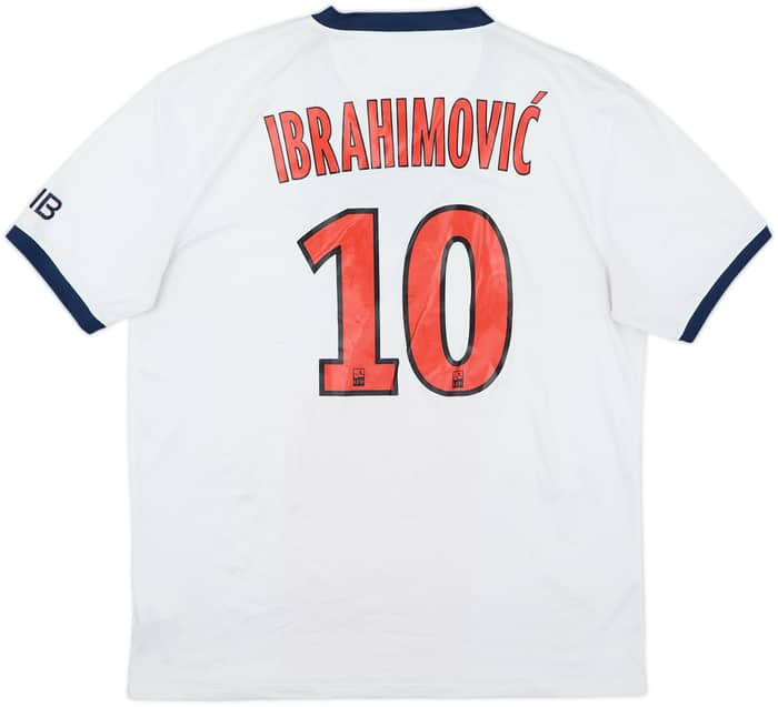 2013-14 Paris Saint-Germain Away Shirt Ibrahimovic #10 - 7/10 - (L)