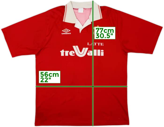 1992-93 Ancona Home Shirt - 6/10 - (L)