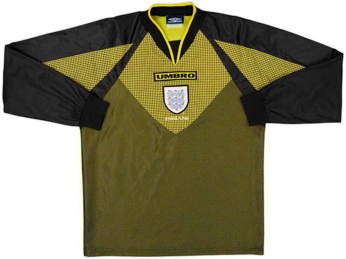 1998-99 Inglaterra Portero Camiseta Seaman #1 - 8/10 - (L)