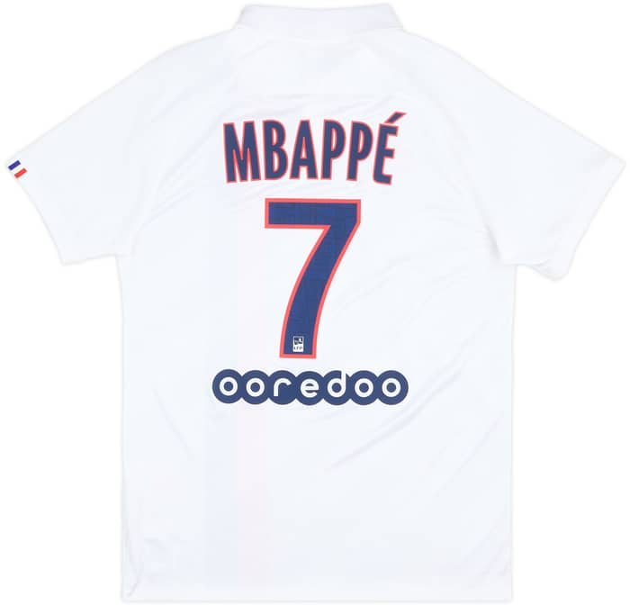 Camiseta de la tercera equipación del Paris Saint-Germain 2019-20 Mbappe #7 - 6/10 - (M)