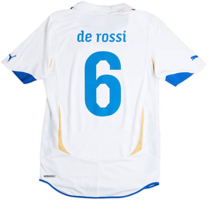 2010-12 Italy Away Shirt De Rossi #6 - 6/10 - (S)