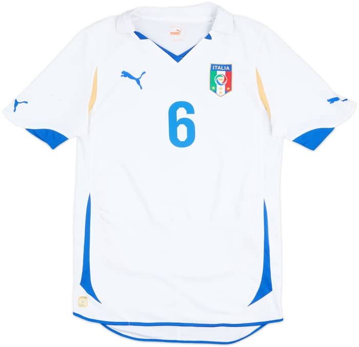 2010-12 Italy Away Shirt De Rossi #6 - 6/10 - (S)