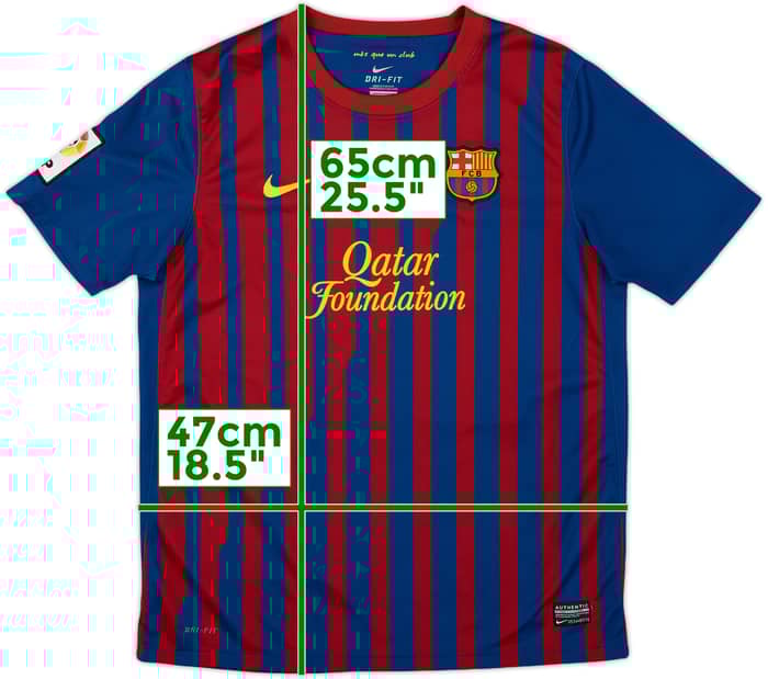2011-12 Barcelona Home Shirt - 9/10 - (XL.Boys)