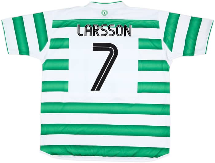 2003-04 Celtic Camiseta Local Larsson #7 - 8/10 - (XXL)