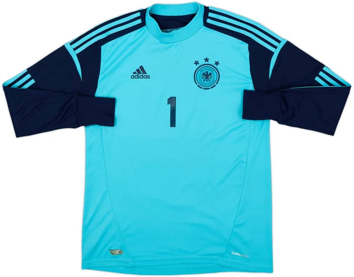 2012-13 Germany GK Shirt Neuer #1 - 9/10 - (XL.Boys)