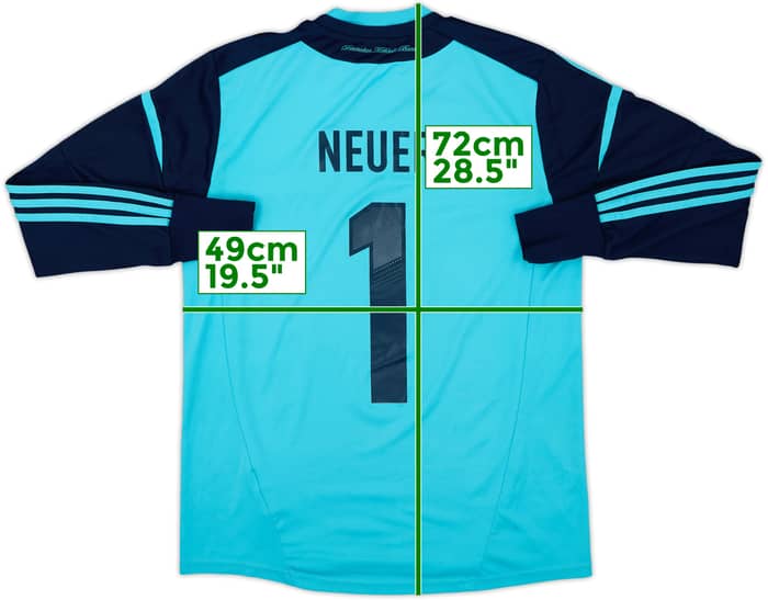 2012-13 Germany GK Shirt Neuer #1 - 9/10 - (XL.Boys)