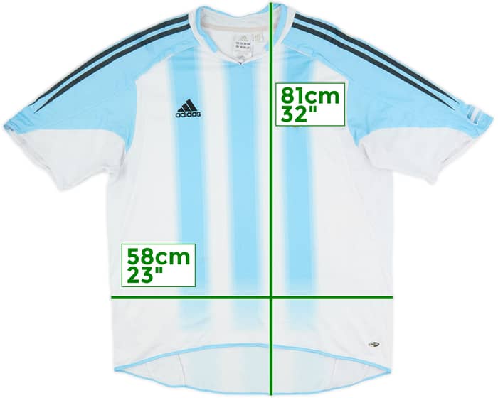2004-05 Argentina Home Shirt - 5/10 - (XL)